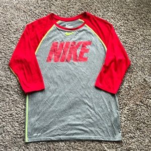 Nike Dri-Fit Athletic Cut 3/4 Length Sleeve, Men’s size M
